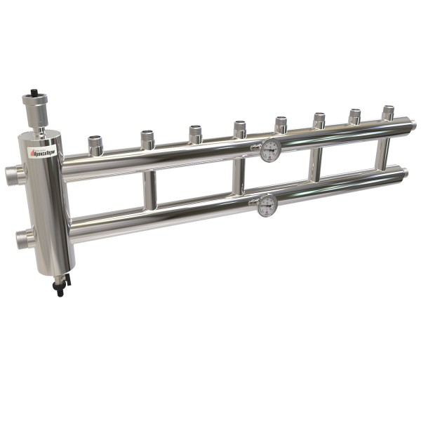 Купить Распределительный коллектор с гидрострелкой 85 кВт, 4+1 контур Прокситерм GSK3241 - Вид №1