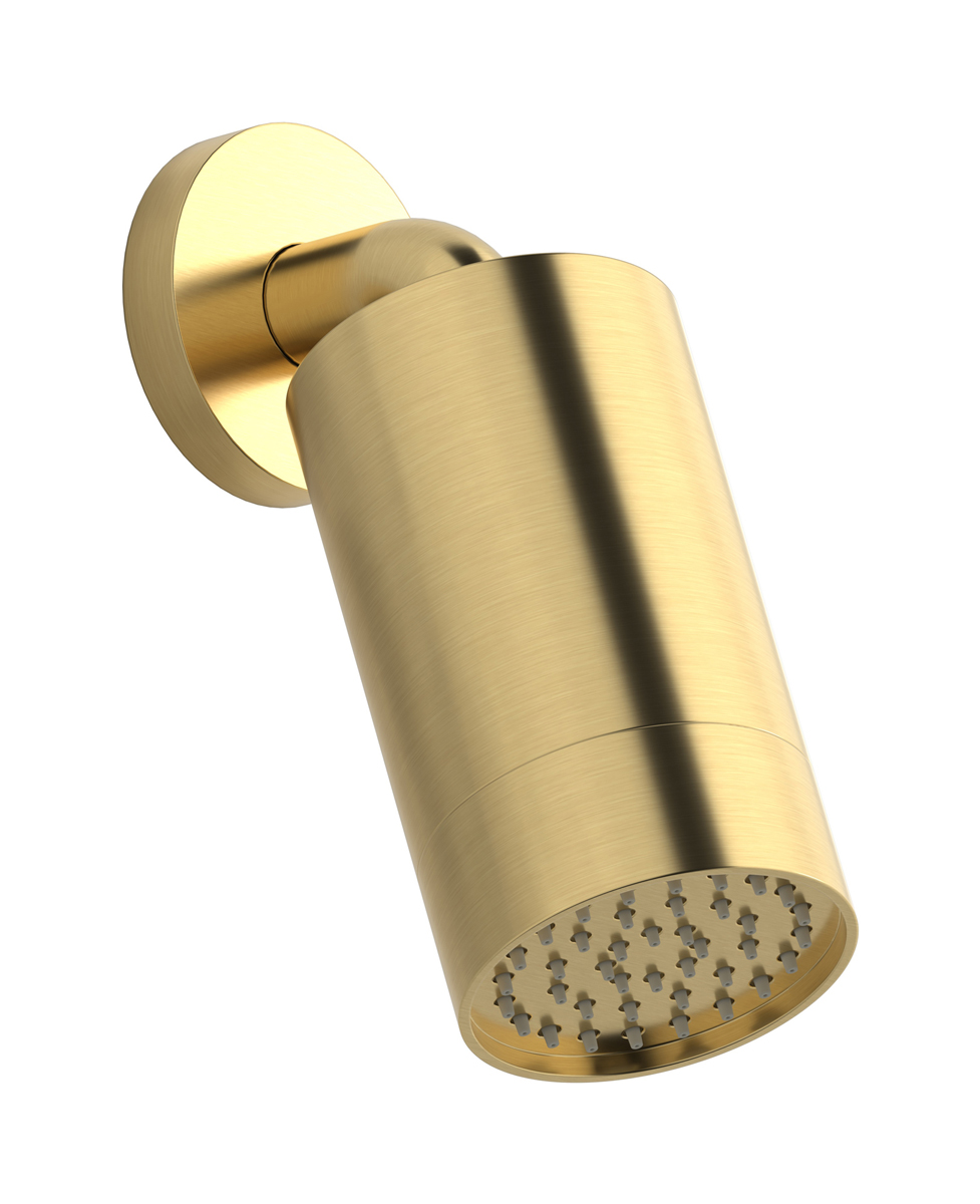 Верхний душ с Кронштейн для душа WE ARE IB rx085rs_1 Brushed Gold Spot