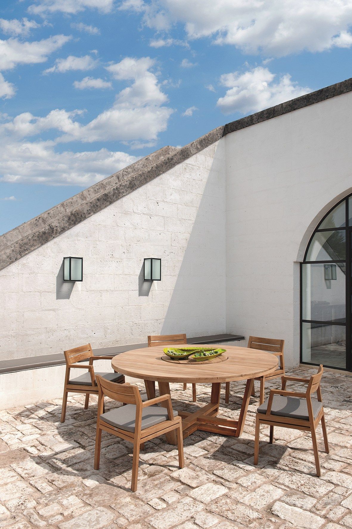 Круглый садовый стол с Lazy Susan Ethimo Costes ARCH-00031729 - Вид №3