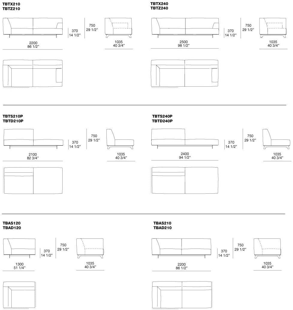 Poliform Кожаный диван Tribeca sun-id-1504268 - Вид №4