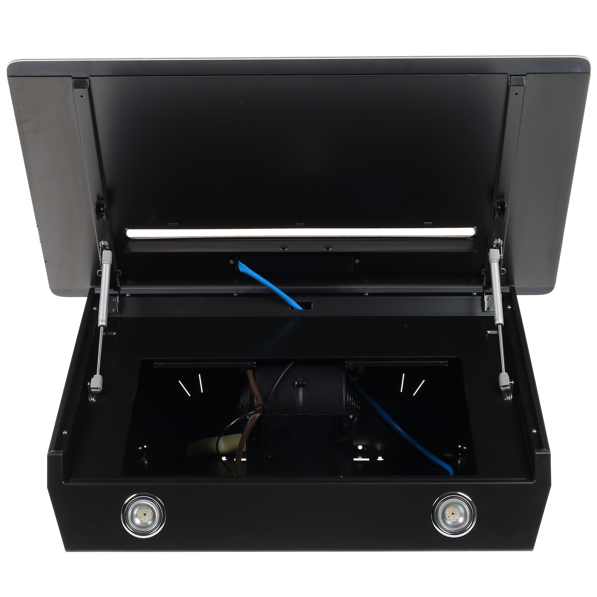 1106557 Вытяжка наклонная Jetair VIKI BL/A/90 черный/серый STDN-0079048 - Вид №8