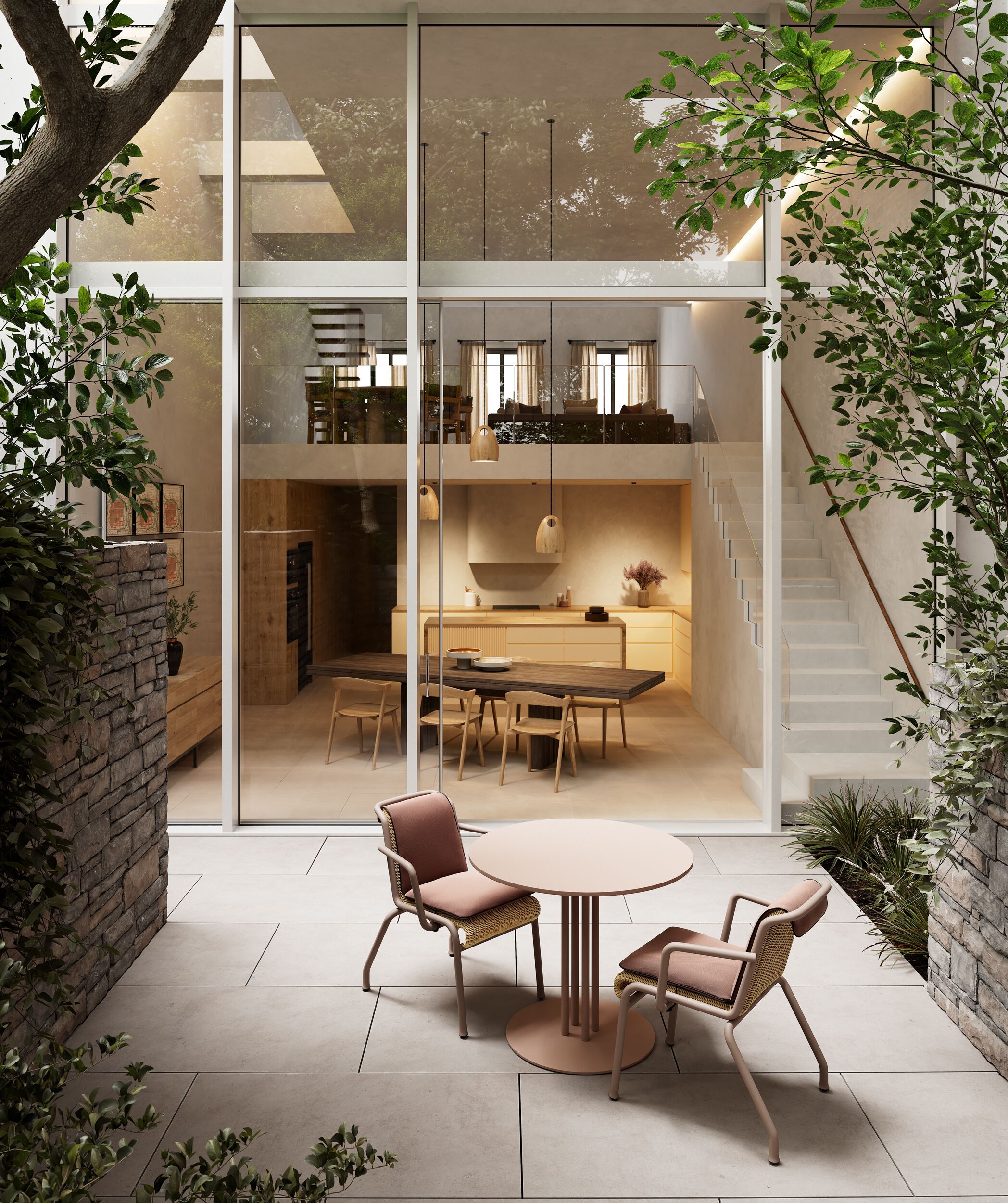 Садовый стул из ротанга и алюминия Kettal Eolias ARCH-00038245 - Вид №2