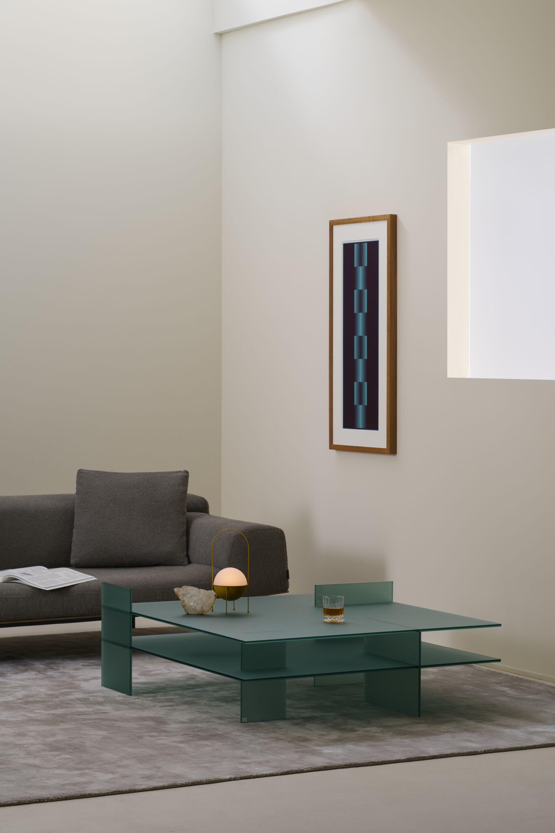 Низкий Хрустальный журнальный столик Glas Italia Kazimir ARCH-00148255 - Вид №4