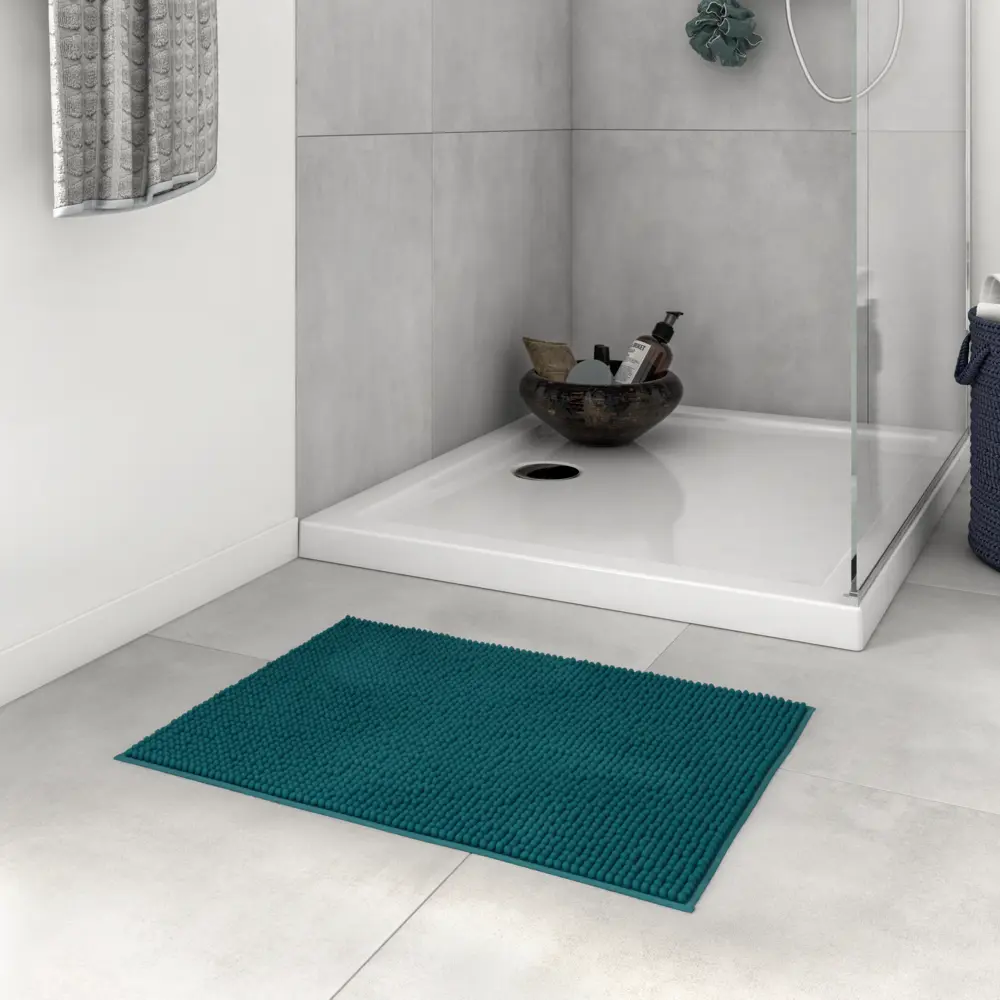 Коврик для ванной комнаты Sensea Easy 40x60 см цвет сине-зелёный Без серии STLM-2096937 - Вид №4