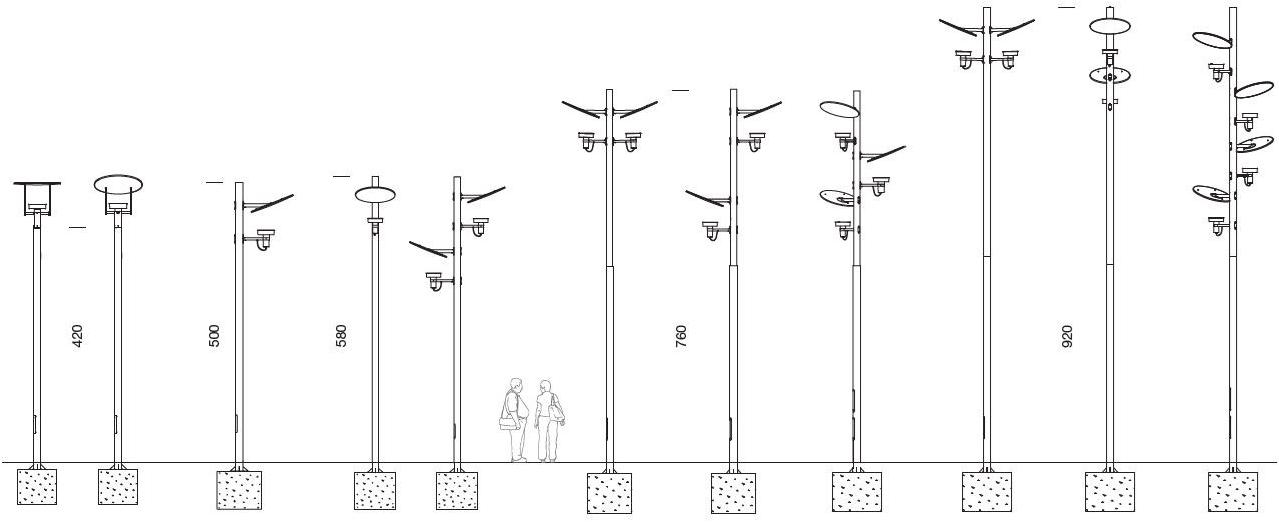 URBIDERMIS Светодиодный уличный фонарь на опоре с непрямым освещением Arne sun-id-1450370 - Вид №4