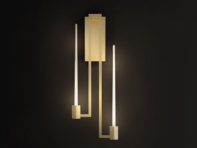 Paolo Castelli Настенный светильник из муранского стекла и латуни Kalì Kali sun-id-1494205 - Вид №2