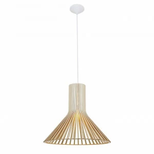 Подвесной светильник ST Luce SL дерево SL709.773.01 ST LUCE ДИЗАЙНЕРСКИЕ, SL709 072137 Бежевый