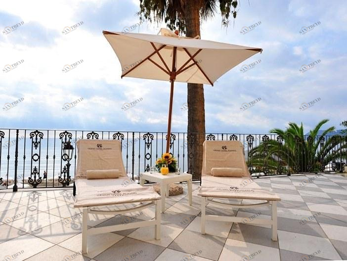 Scolaro Parasol Квадратный зонт в ироко Palladio Pas