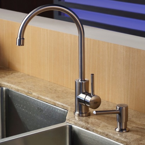 KHU123-32-KPF2160-KSD33BN Накладная раковина на столешницу  прямоугольная Krausru  - Вид №8