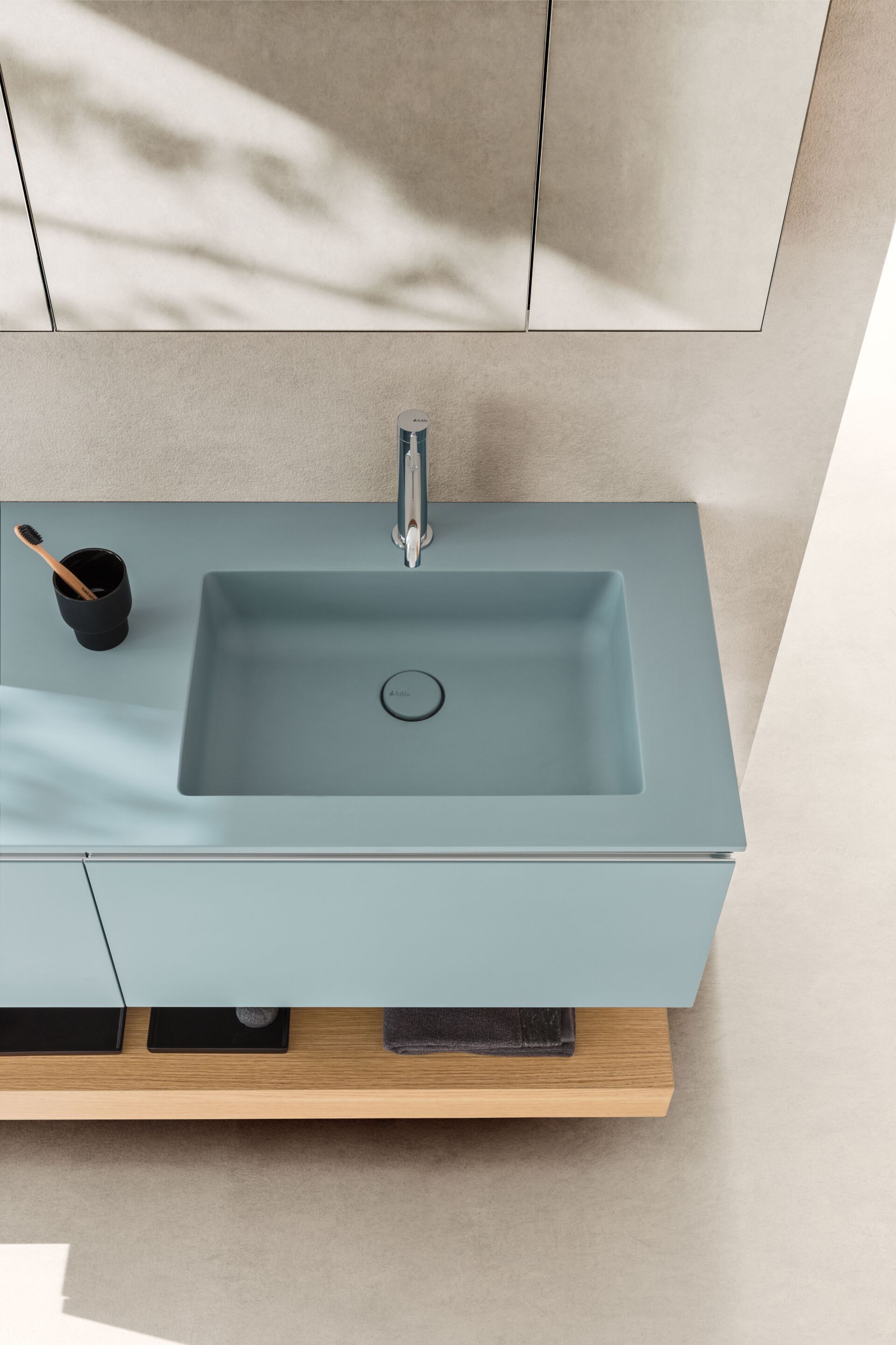 Подвесной умывальник из термо текстурированного и матового лака ARBLU Dress System ARCH-00121577 - Вид №2