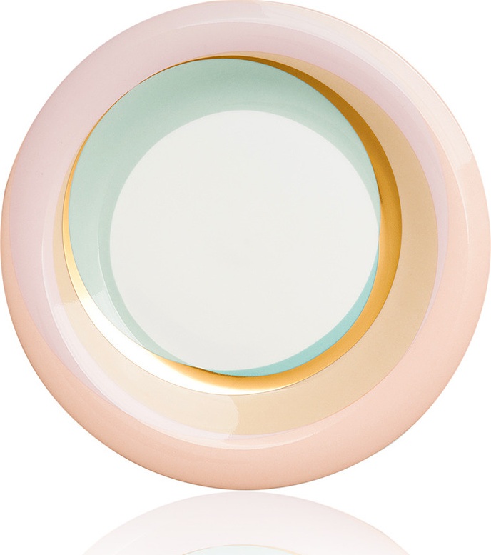 10609966 Furstenberg Тарелка закусочная Furstenberg "Флюен. Игра цвета" 22см Фарфор 