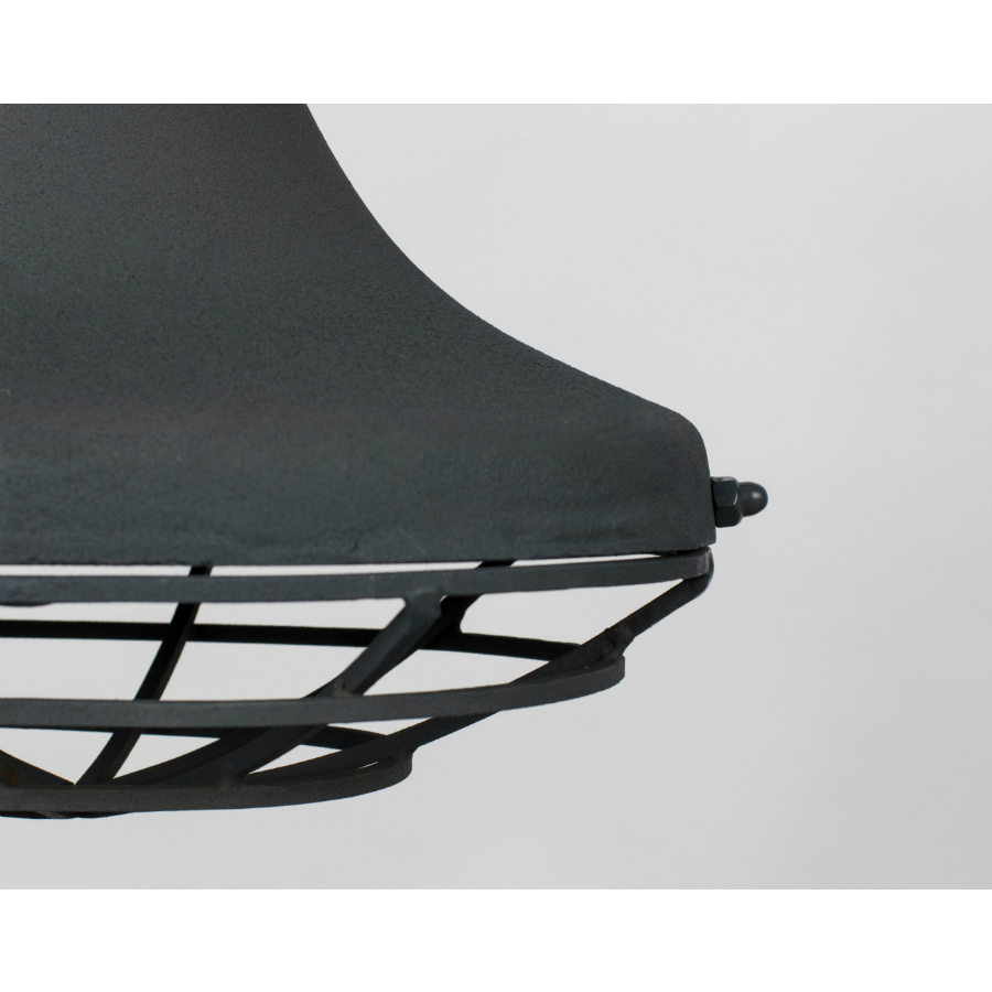 Лампа подвесная Wout, серая матовая White Label Living 5300140 - Вид №5