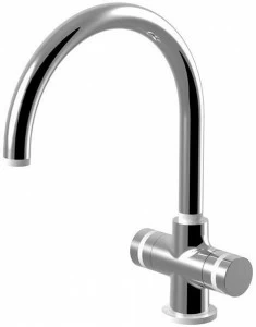 Rubinetteria Giulini Смеситель для кухни, устанавливаемый на столешницу, с поворотным изливом Myring Mr0151