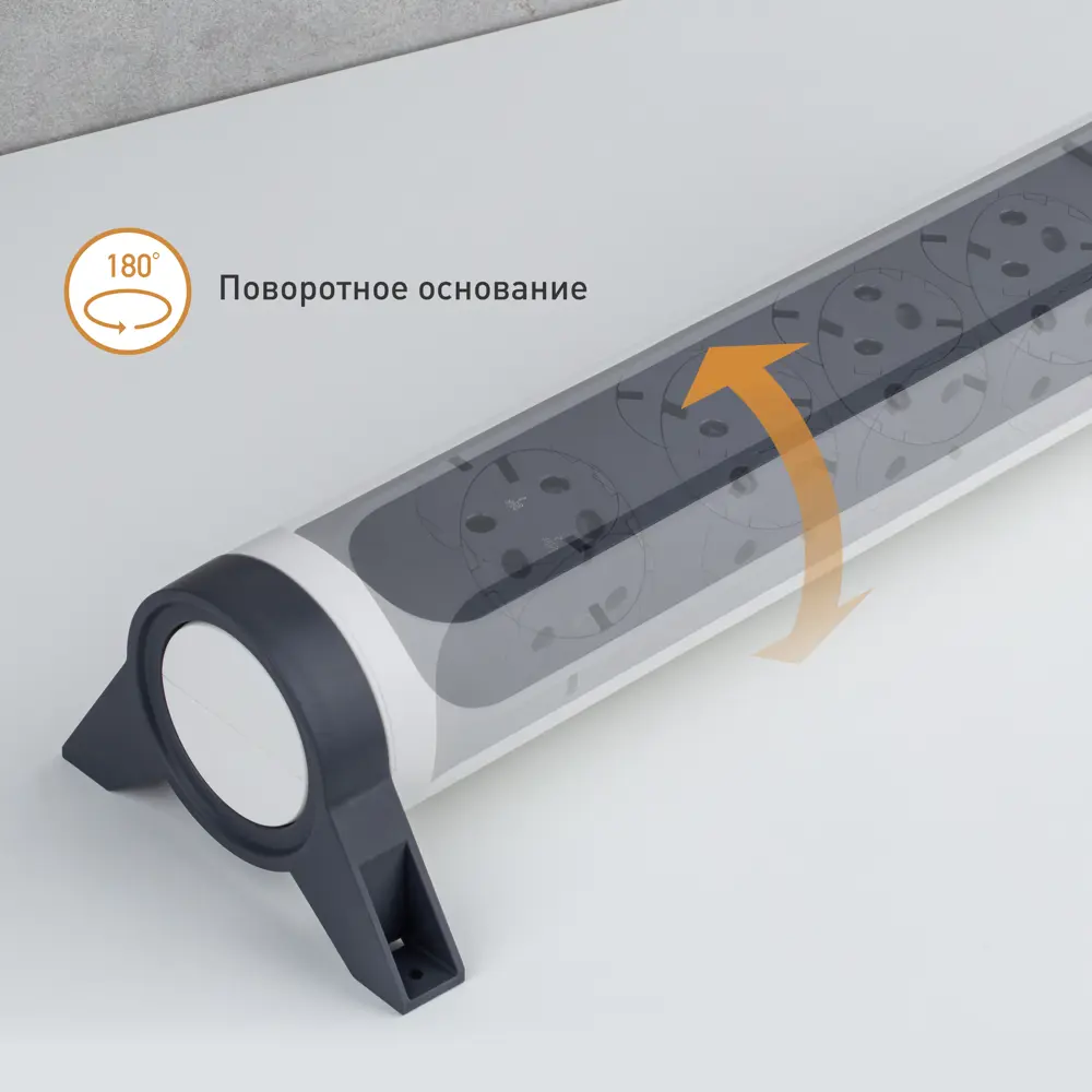 Колодка для удлинителя Legrand Комфорт 4 розетки с заземлением 3680 Вт цвет белый/черный 84024709 STLM-2084772  - Вид №9