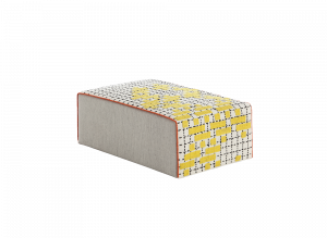 100247 Пуф большой C Yellow GAN Bandas