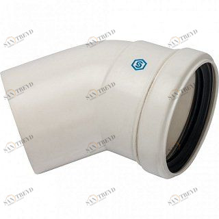 Угол дымохода STOUT DN80 45 градусов для конденсационных котлов SCA8080000045