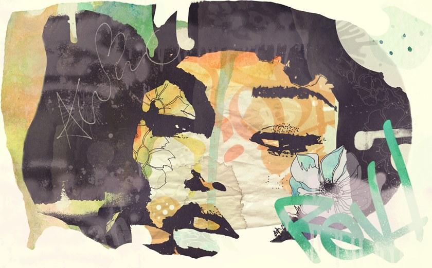 MOMENTI Авторский художественный принт Crazy home paintings Gi-013 - Вид №2