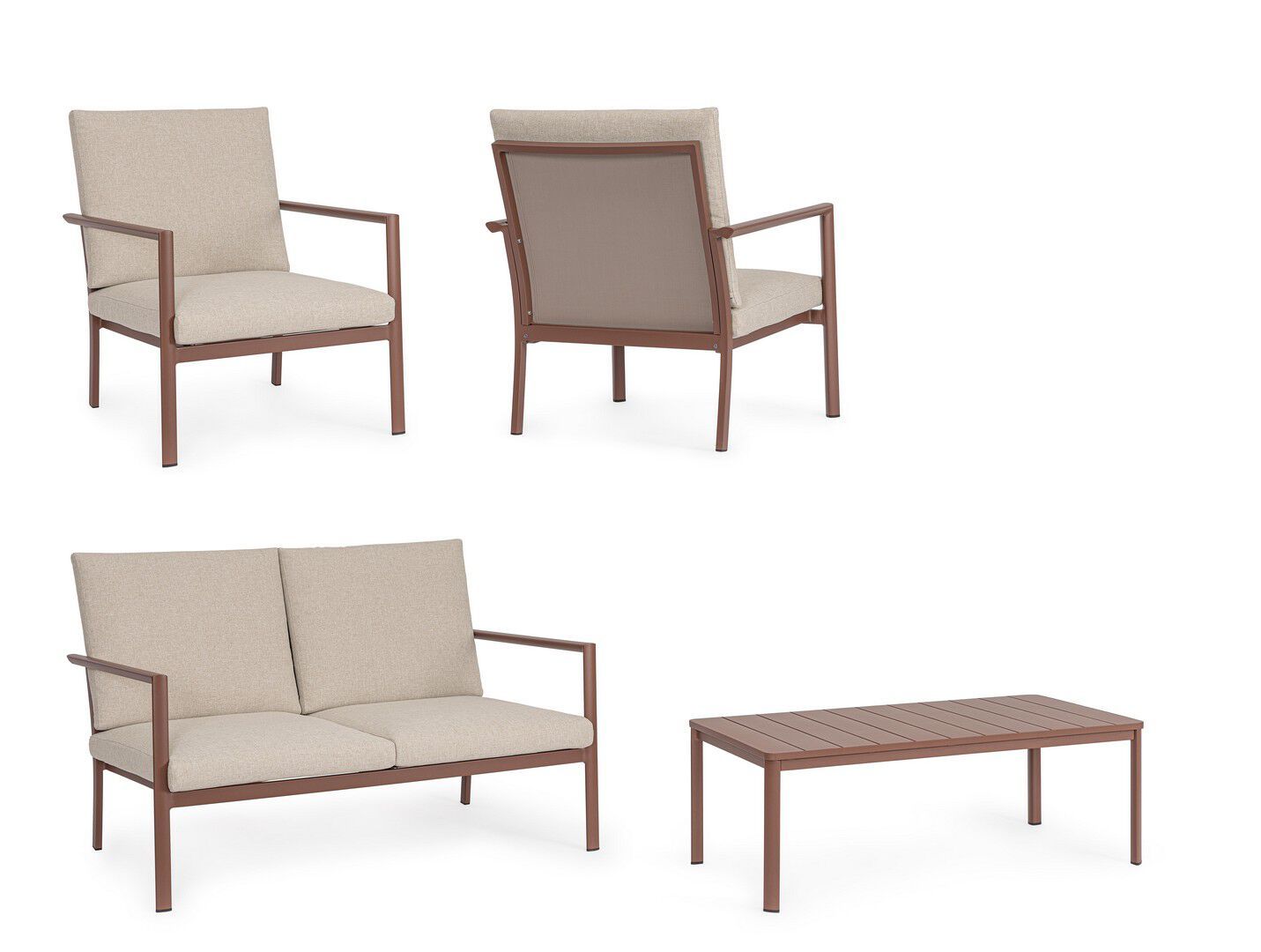 Гостиная алюминиевый сад набор BIZZOTTO Konnor ARCH-00083679 - Вид №6