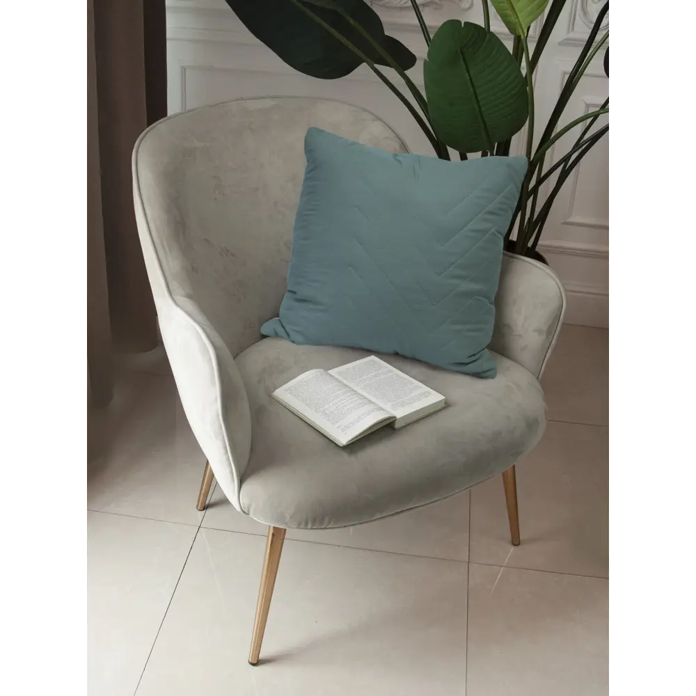 INSPIRE Nicolosi - бирюзовая декоративная подушка 45×45 см 89334506 STLM-1072184 - Вид №3