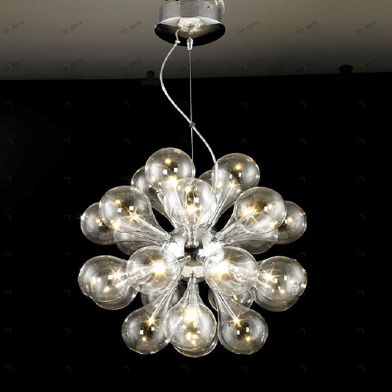 Подвесной светильник Grape 24 от Delight Collection MD2503/24 DELIGHT ДИЗАЙНЕРСКИЕ 243720 Прозрачный;хром 