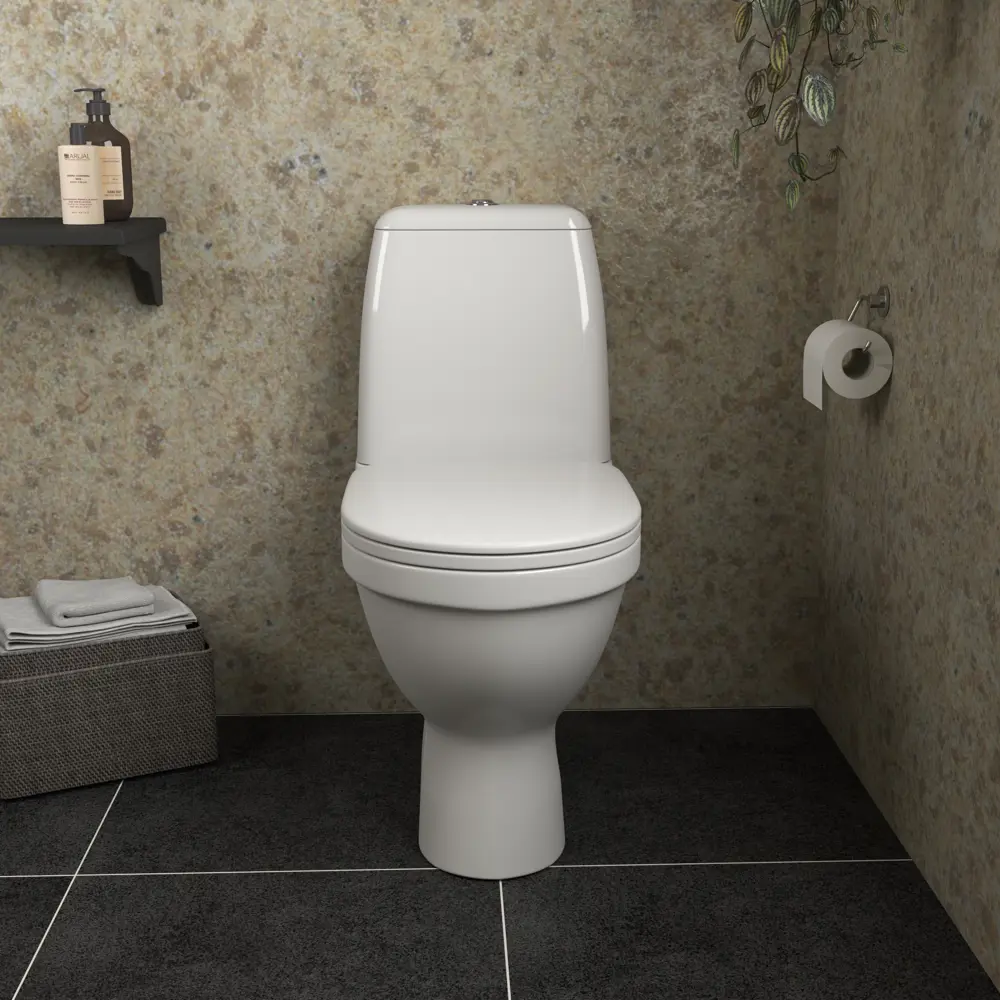 Унитаз-компакт Rosa Сенатор с двойным смывом и антибактериальным покрытием 89407919 STLM-1571934 - Вид №2