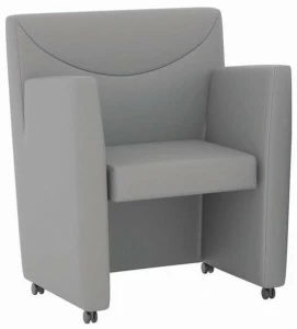Ersa Кресло из ткани с подлокотниками на колесиках