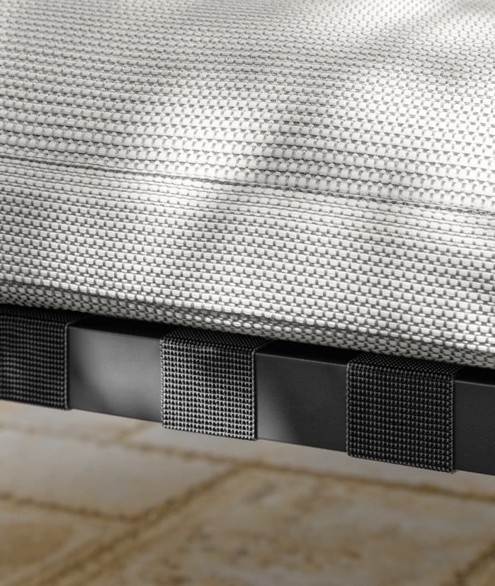 Тканевое кресло с подлокотниками и алюминиевой рамой Talenti озеро ARCH-00039681 - Вид №5