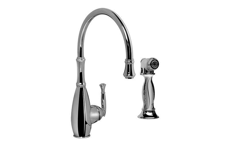 E-4805 - Кухонный смеситель с боковым душиком GRAFF Duxbury