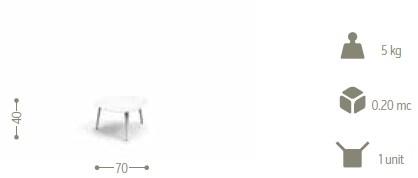 Talenti Садовый стол из алюминия Milo Mlotc50 / 70 / 100 - Вид №5