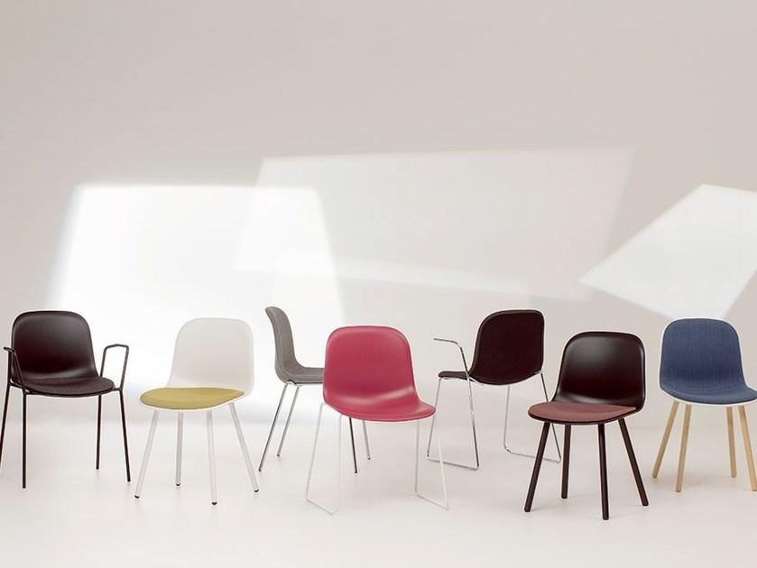 arrmet Стул штабелируемый тканевый с обивкой Máni fabric 957 - Вид №3