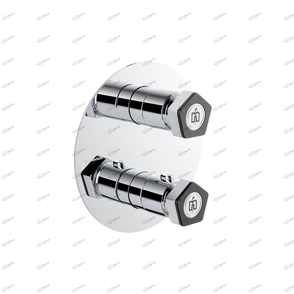 Смеситель для душа скрытого монтажа термостатический PARK LIMITED EDITION NEWFORM Италия 69808E