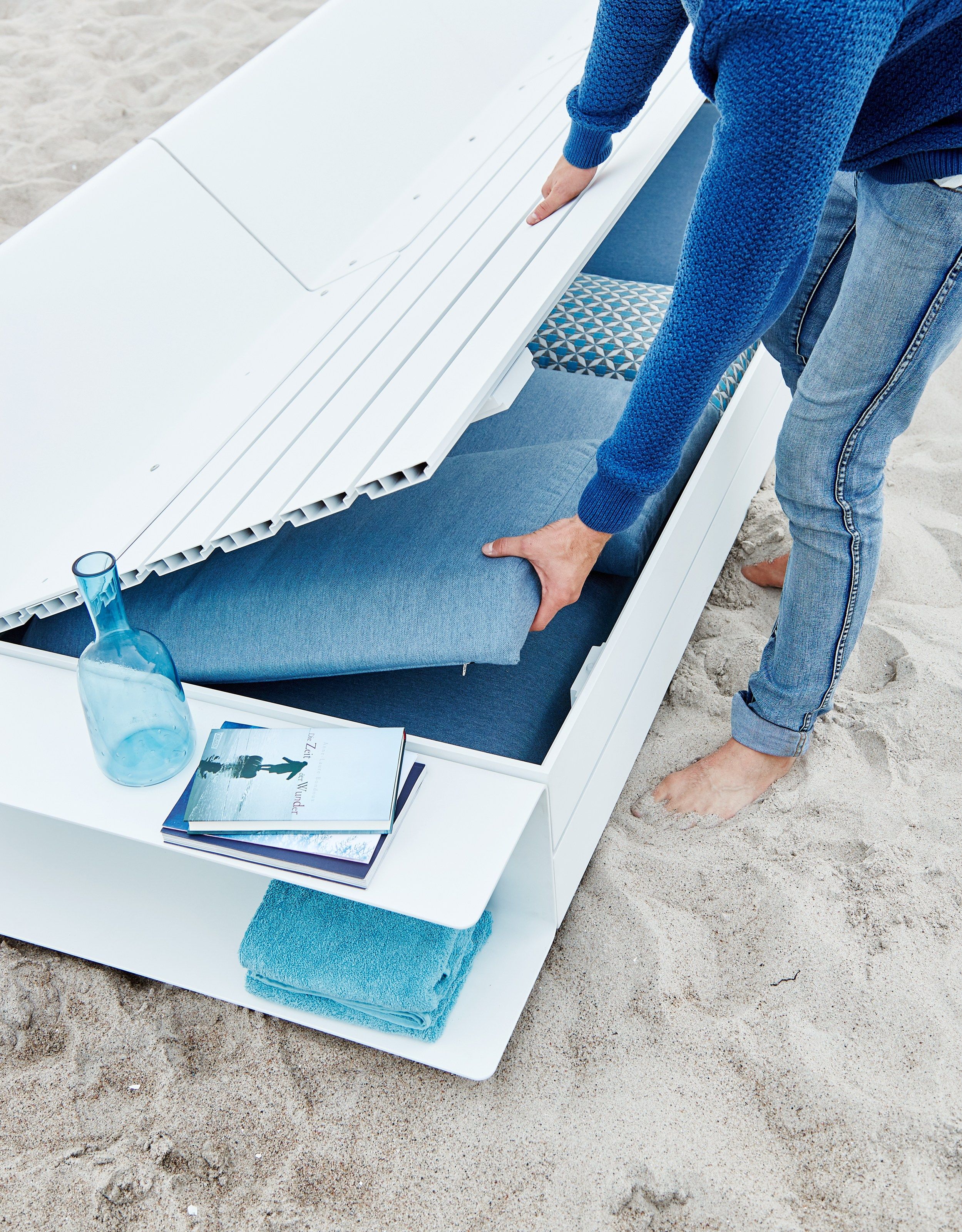 Угловой садовый диван из ткани solpuri Boxx ARCH-00050179 - Вид №5