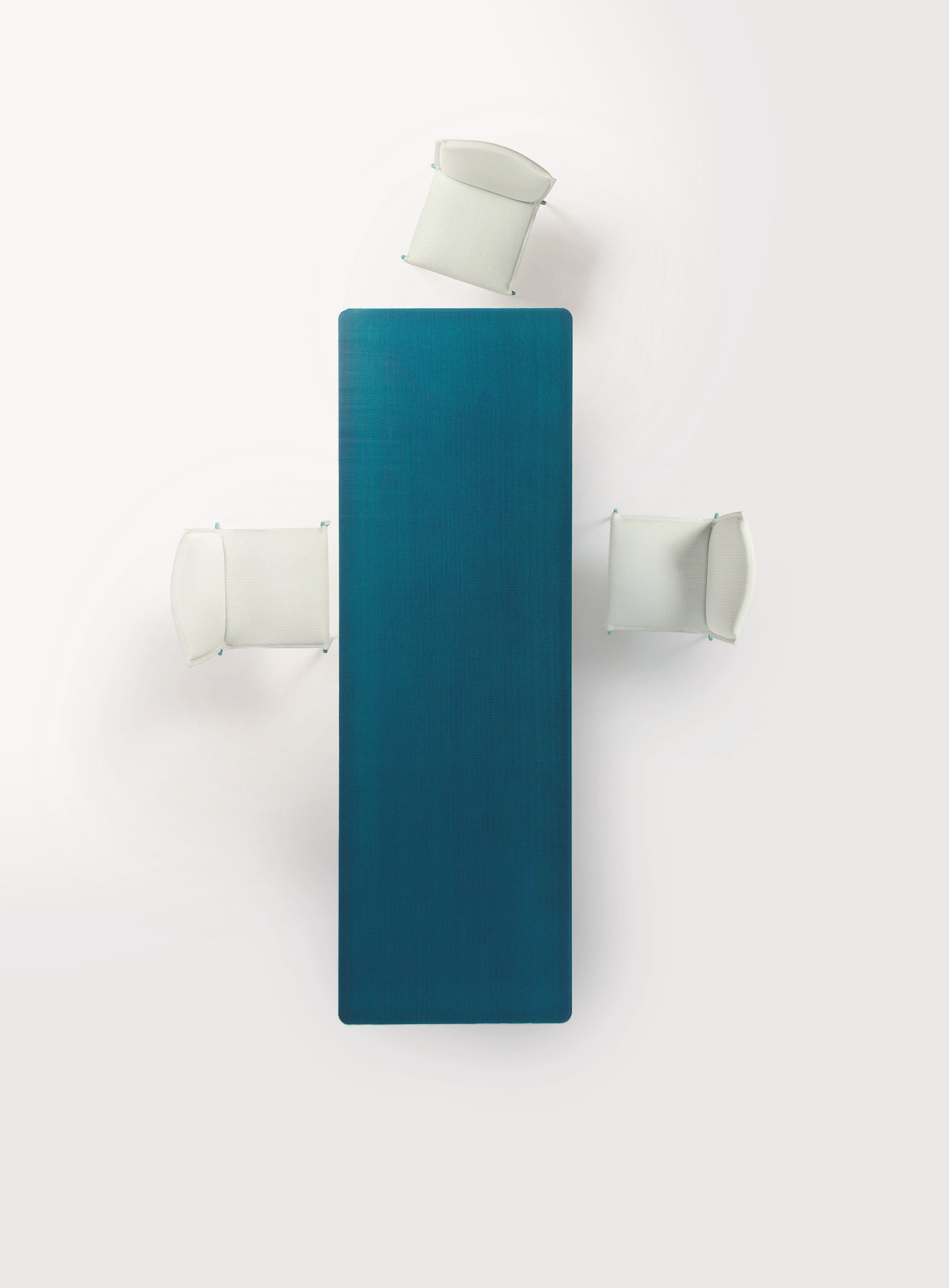 Стеклянный прямоугольный садовый стол Paola Lenti ALTOPIANO ARCH-00042908