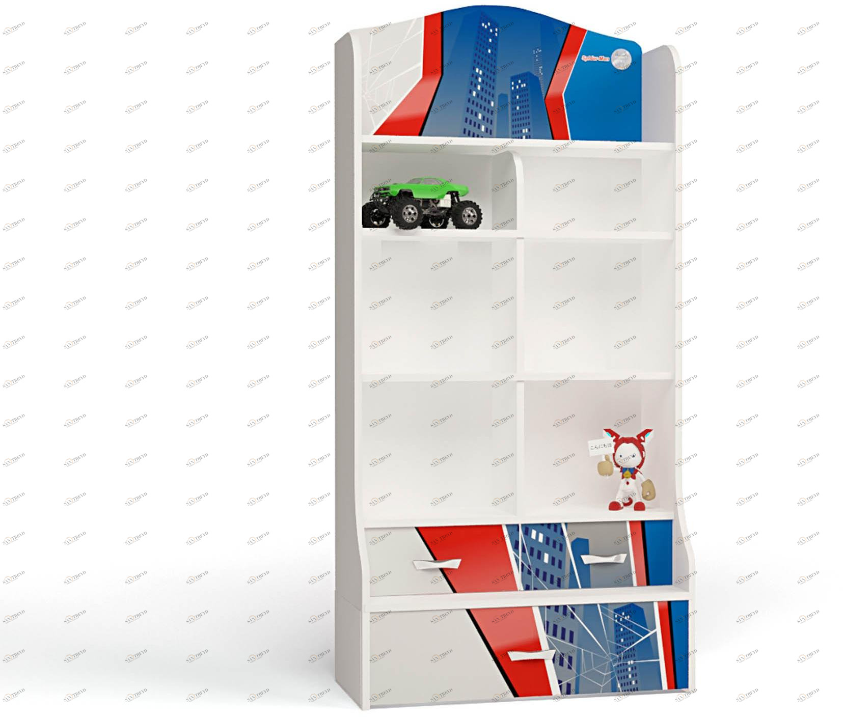 Стеллаж широкий ABC-KING Человек паук 4631147958570