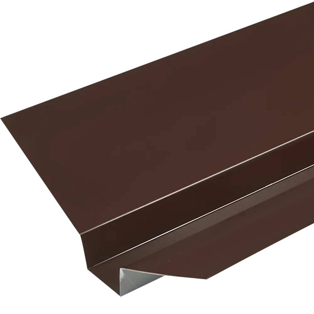 Ендова верхняя 130x50x130 мм 2 м RAL 8017 0.4 мм коричневый ТАВРОС STLM-2097822