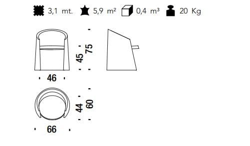 Кожаное кресло с подлокотниками MOROSO ARCH-00122799 - Вид №4