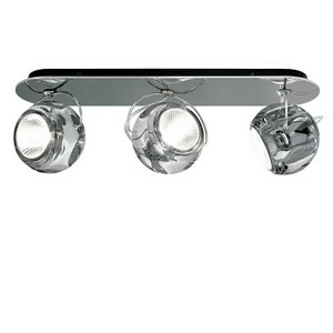 Светильник настенно-потолочный прозрачный Fabbian D57G2500 FABBIAN  00-3882554 Прозрачный