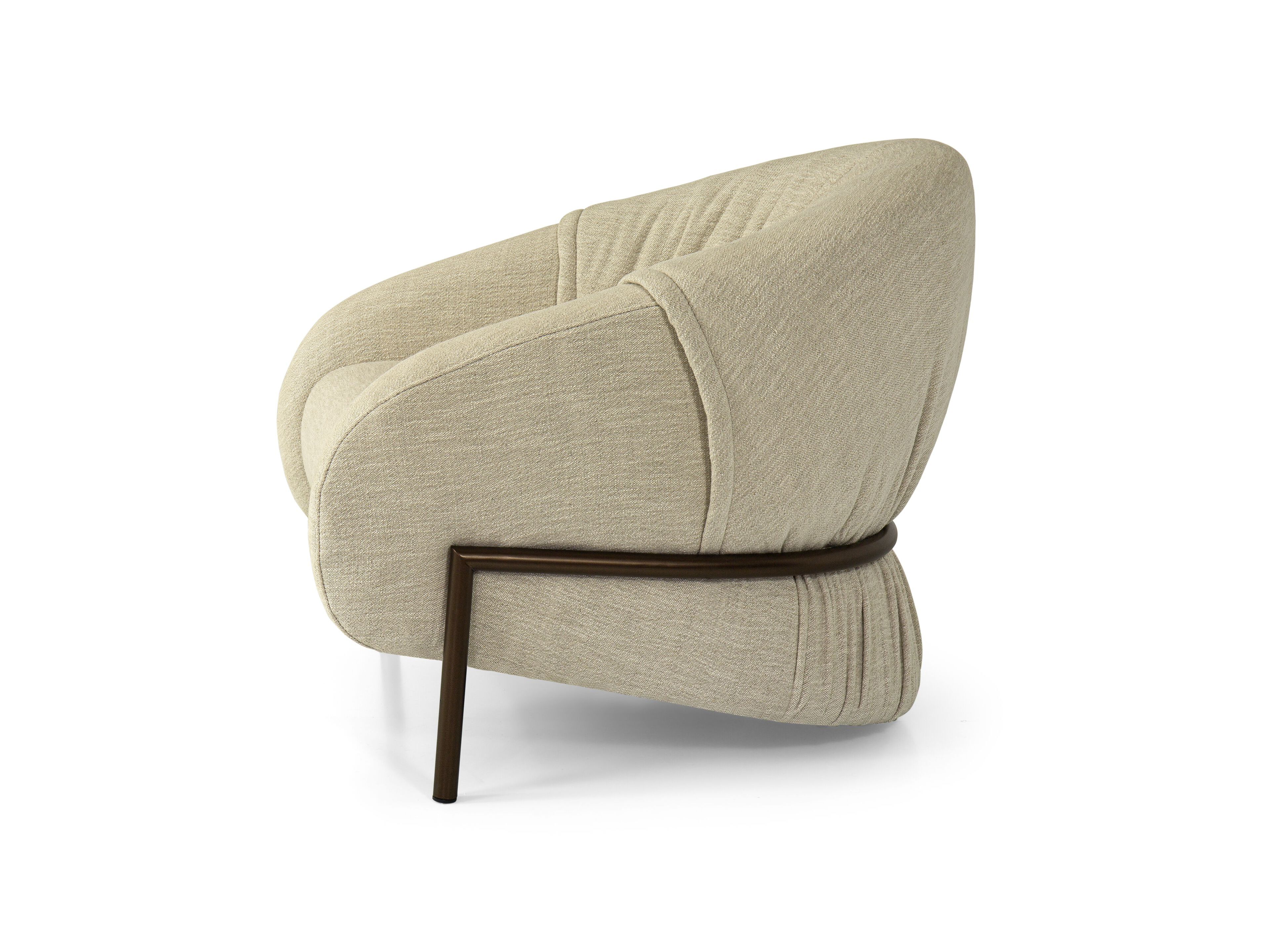 Тканевое кресло с подлокотниками Borzalino SIDNEY ARCH-00010232 - Вид №3