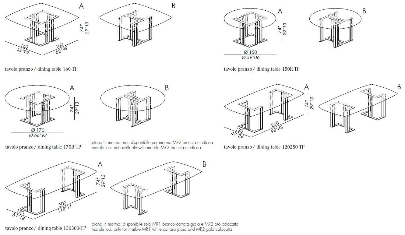 Meridiani Обеденный стол из лакированного дерева sun-id-1420634 - Вид №1