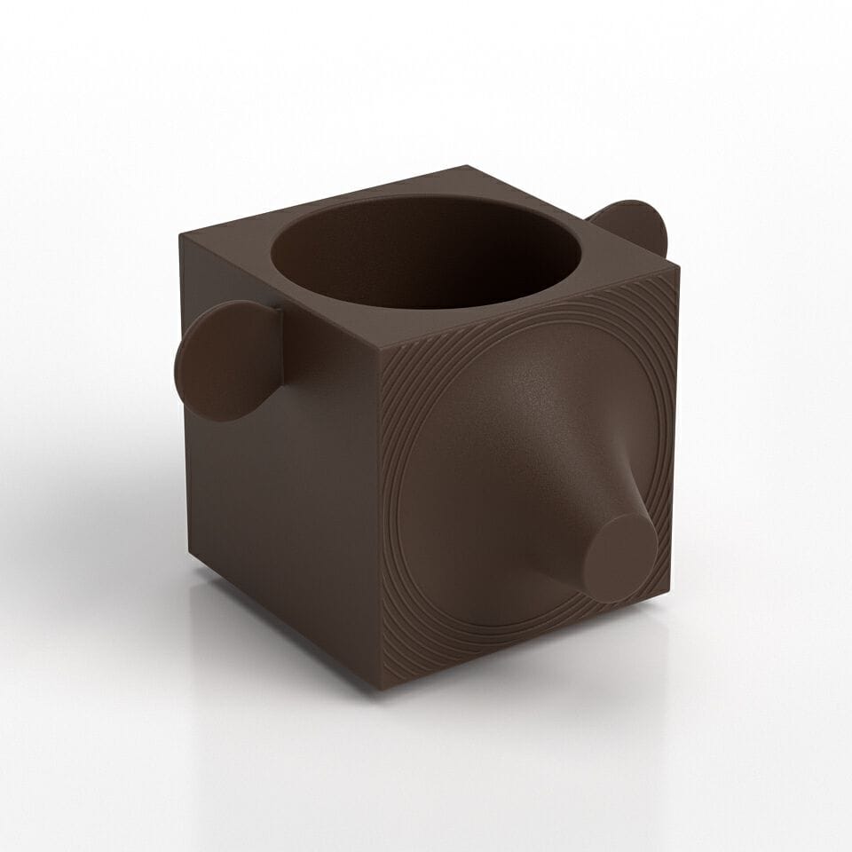 Квадратный полиэтиленовый садовый горшок Lyxo Design FERA CAPO ARCH-00031111 - Вид №6