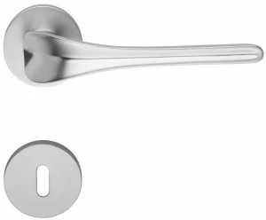 LINEA CALI' Ручка из латуни в современном стиле с накладкой Spirit