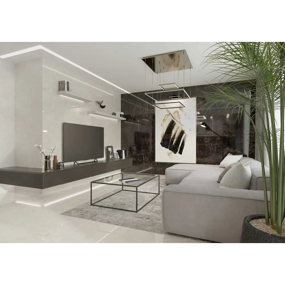 Керамогранит Onlygres Marble MOG401 60x120 см 2.16 м² полированный цвет коричнево-черный 86383168 STLM-2101378 Santreyd - Вид №7