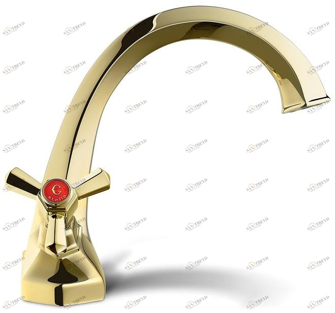 RUBINETTERIE STELLA Смеситель для кухни на одно отверстие с поворотным изливом Eccelsa sun-id-1467173