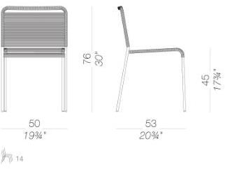 Lapalma Штабелируемый садовый стул Aria S42 - Вид №5