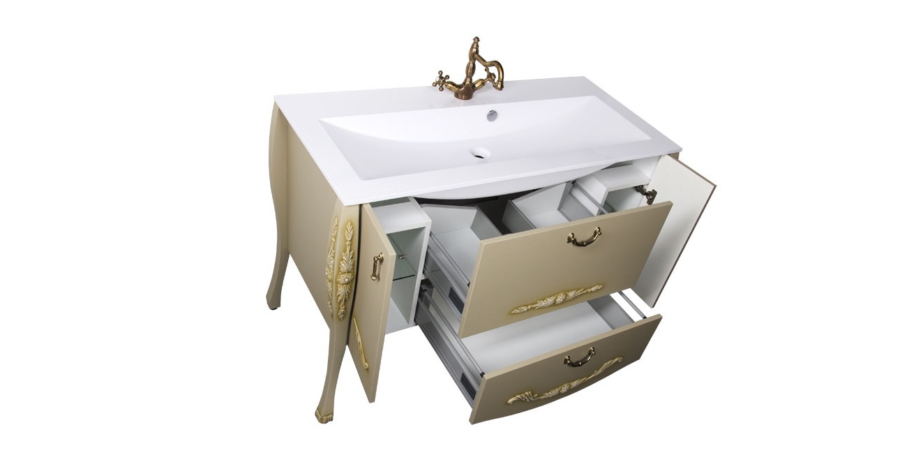 Комплект мебели Aquanet Виктория 120 олива 00183678 - Вид №4