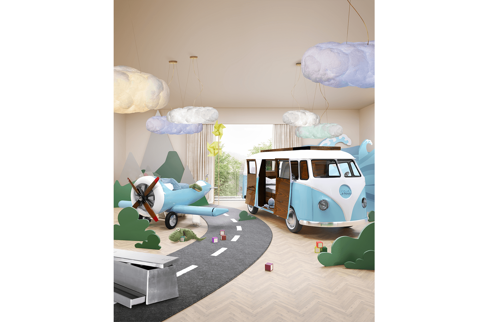 CIST772 Ящик для игрушек Серебро Circu  - Вид №10