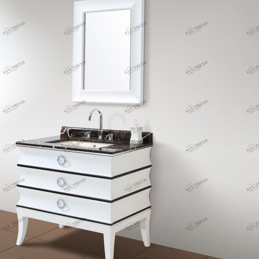 Комплект мебели для ванной LORETO (white) La Tezza Collection Santreyd 