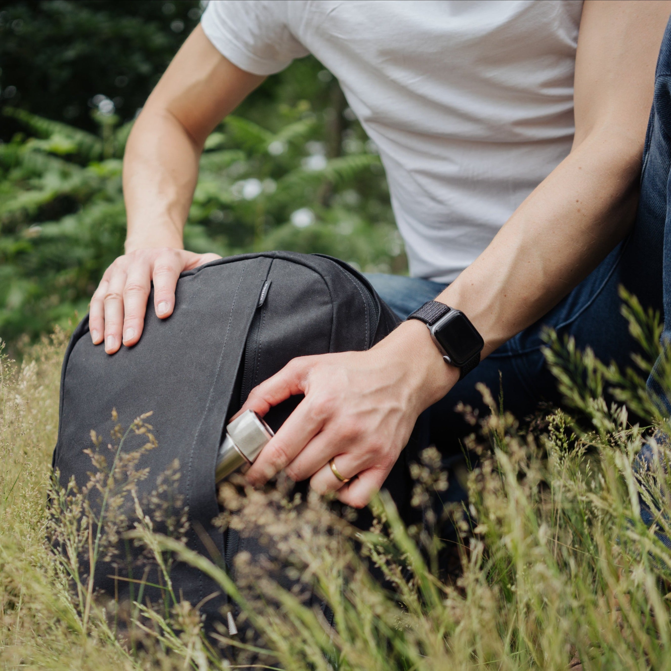 W301BLA-MAR-STE Ежедневная упаковка 21 л — морская/нержавеющая сталь Wingback  - Вид №16