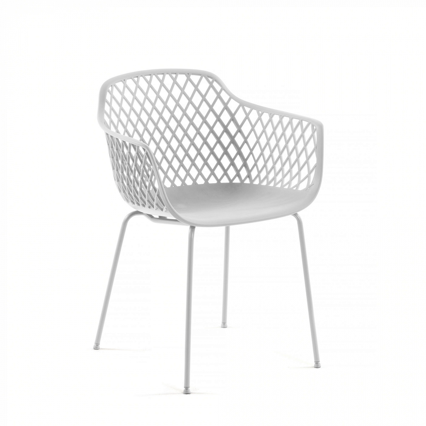 070450 Стул белый La Forma Quinn  - Вид №3