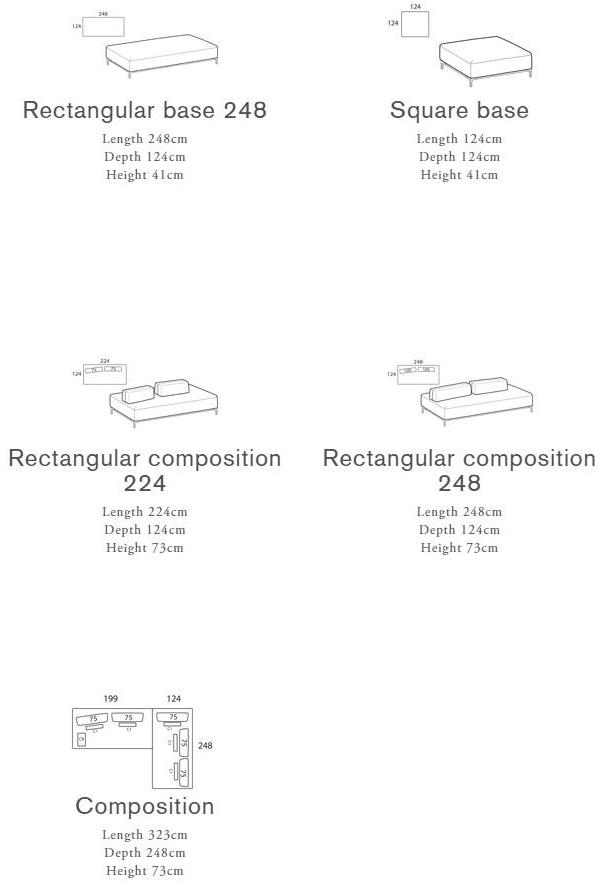 Ditre Italia Модульный диван на контракт Sanders sun-id-1381509 - Вид №10